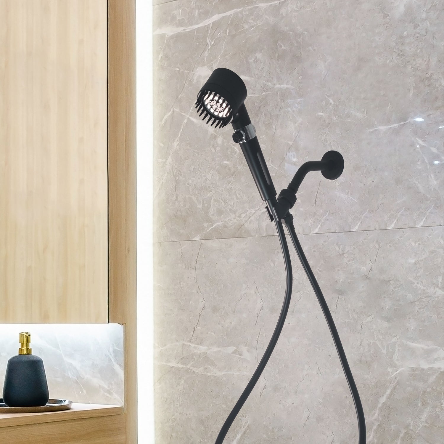 SOFFIONE DOCCIA MASSAGGIANTE CON FILTRO MINERALSTREAM