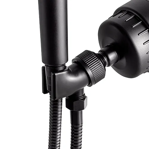 MineralStream™ - Supporto per soffione doccia - Nero