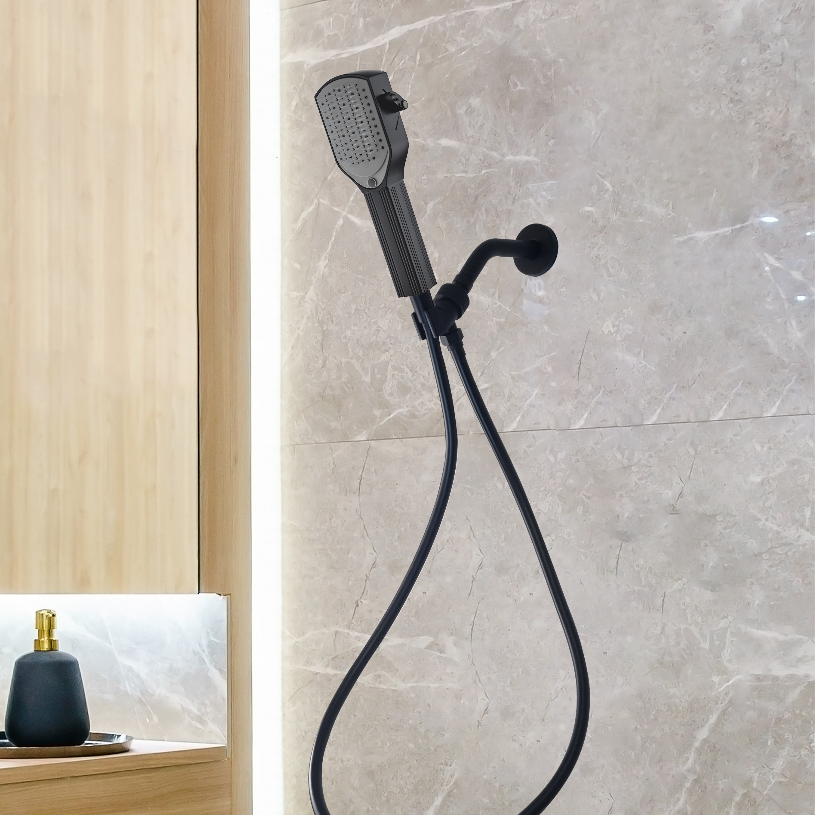 Soffione doccia con pettine districante MineralStream