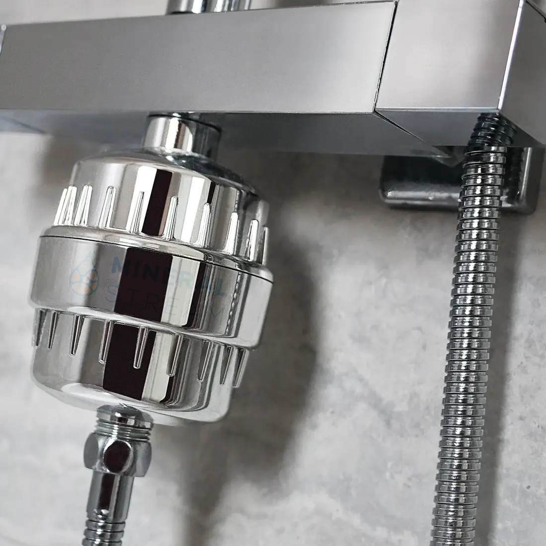 Filtro doccia per acqua dura