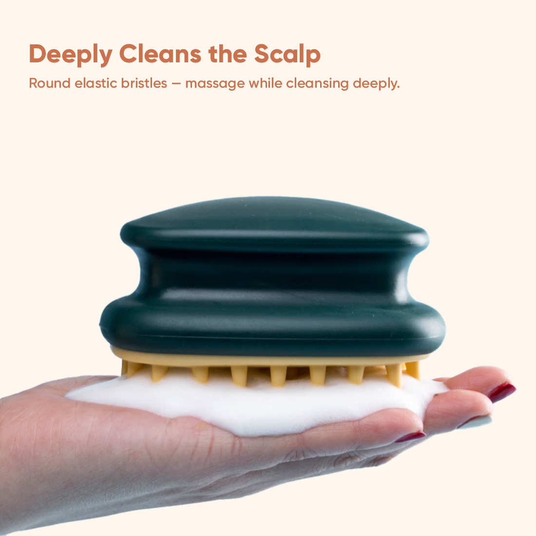 Massaggiatore per cuoio capelluto da doccia