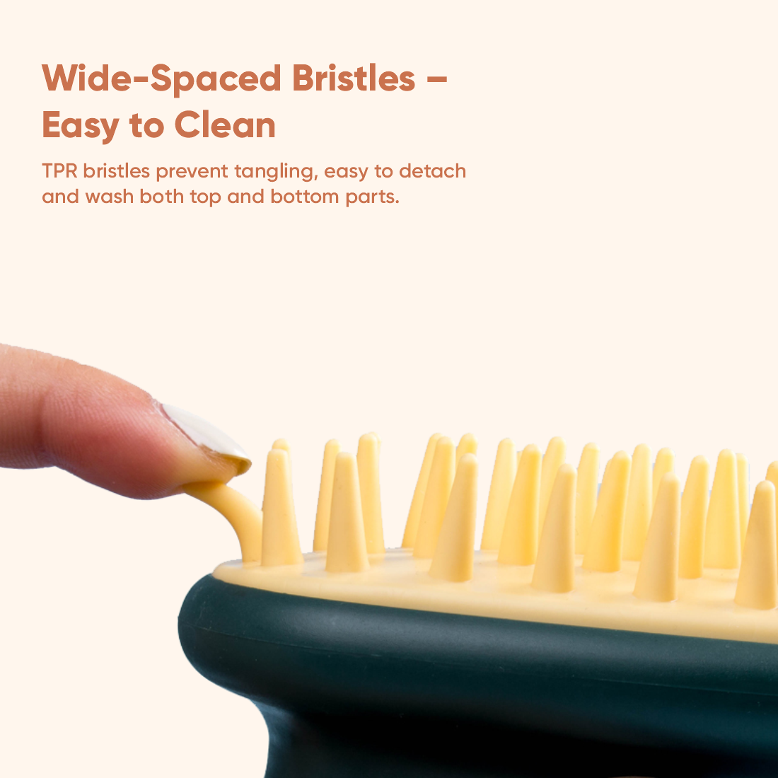 Massaggiatore per cuoio capelluto da doccia