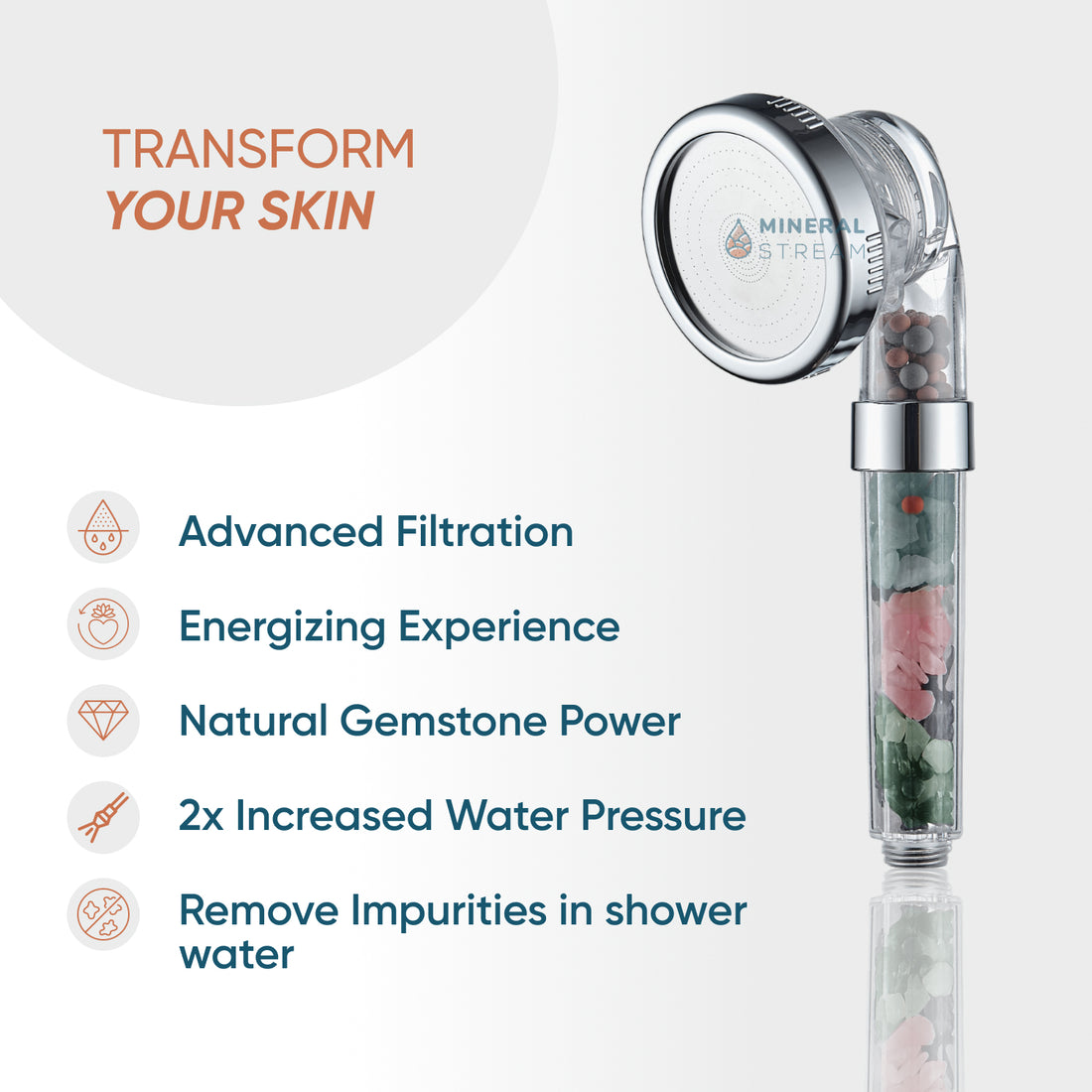 Chakra Showerhead: Kit Doccia Essenziale