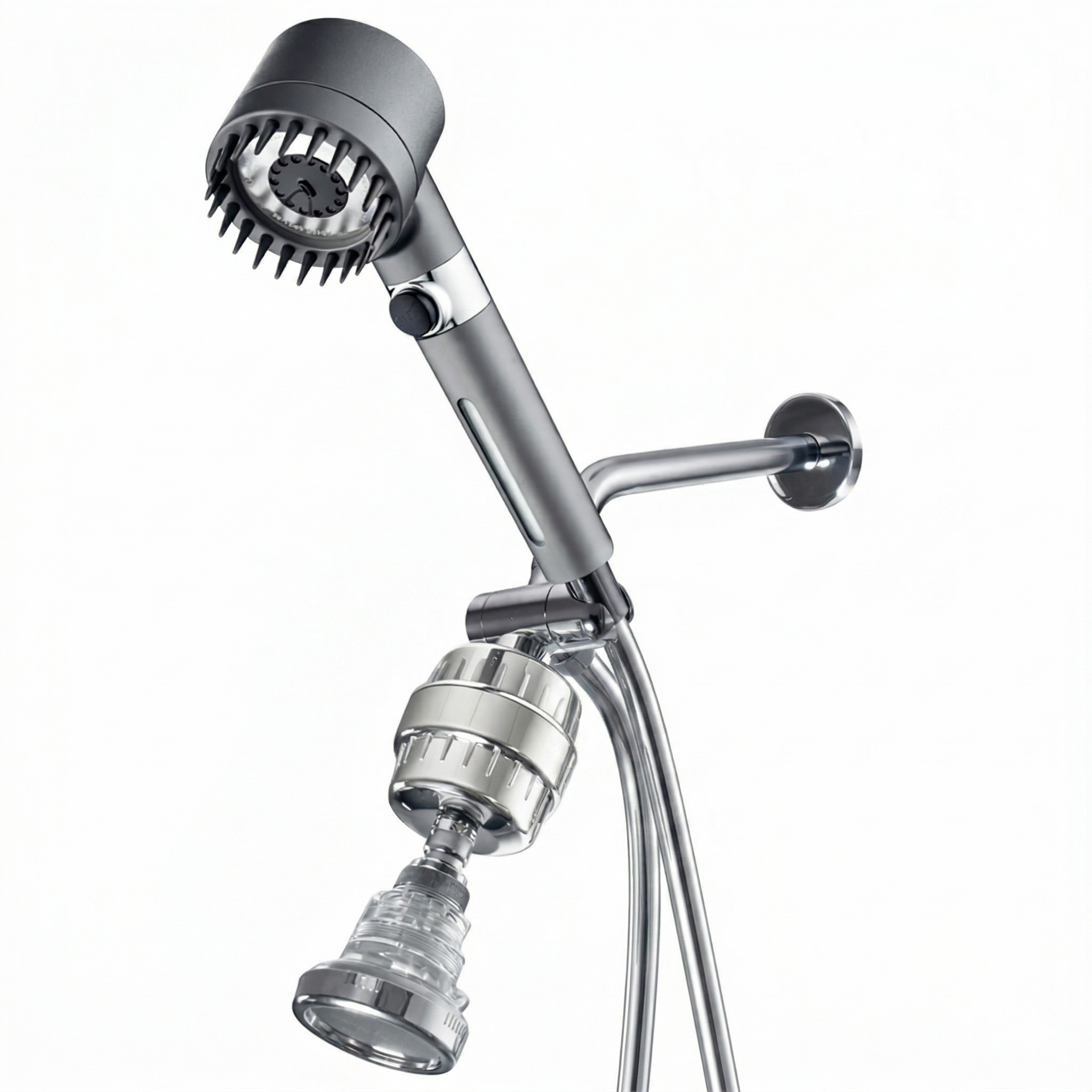 Sistema doccia Ultimate Shower Massage: soffione doccia doppia funzione
