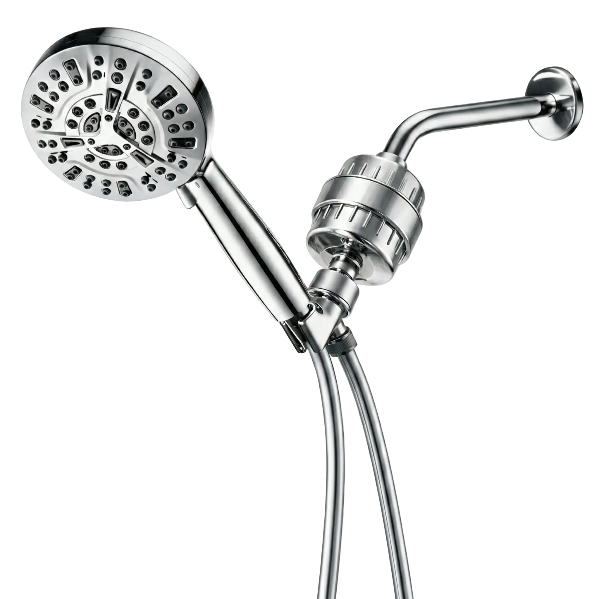 DOUBLE FILTRATION, COMPLETE SHOWER SETUP