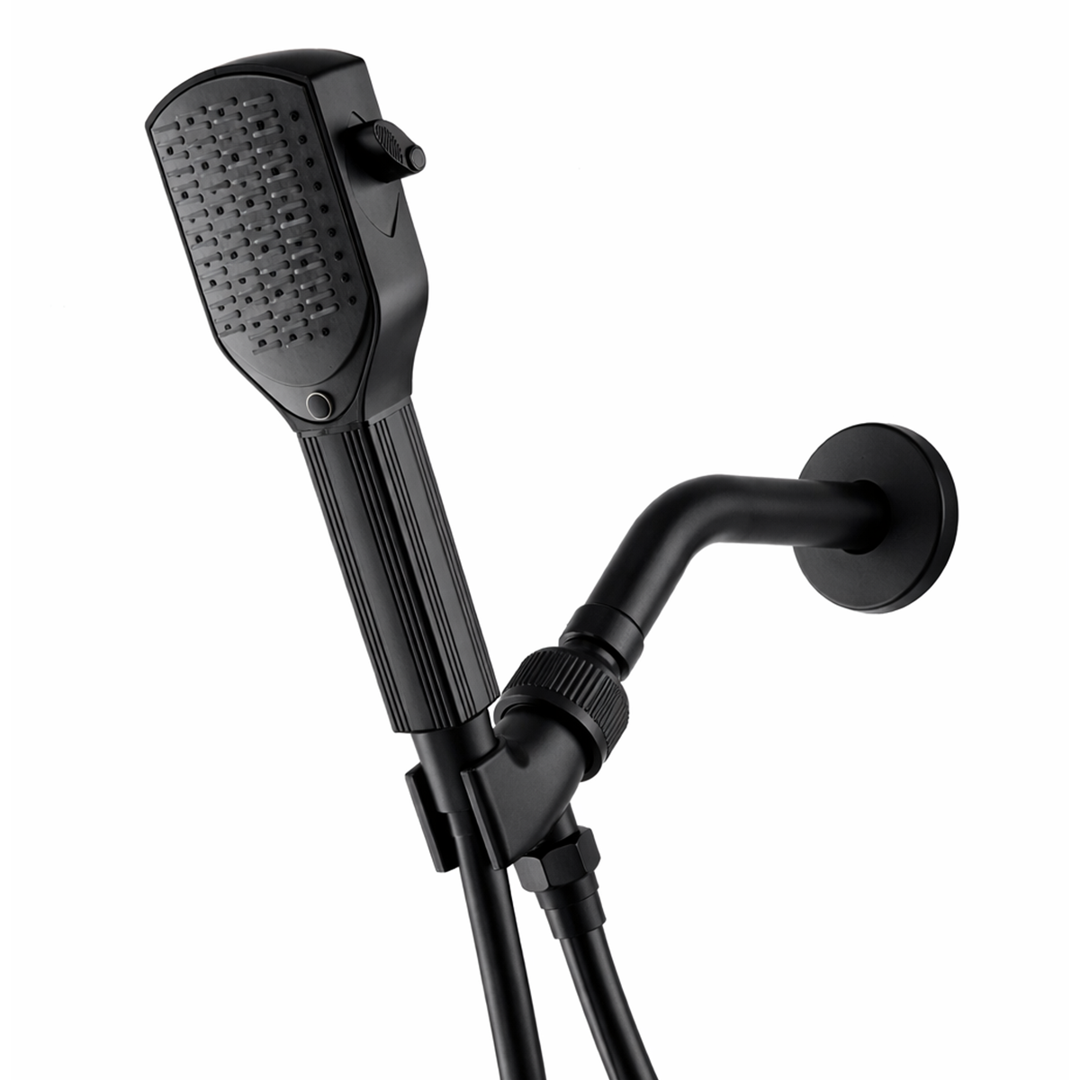 Kit essenziale per doccia con pettine districante e soffione