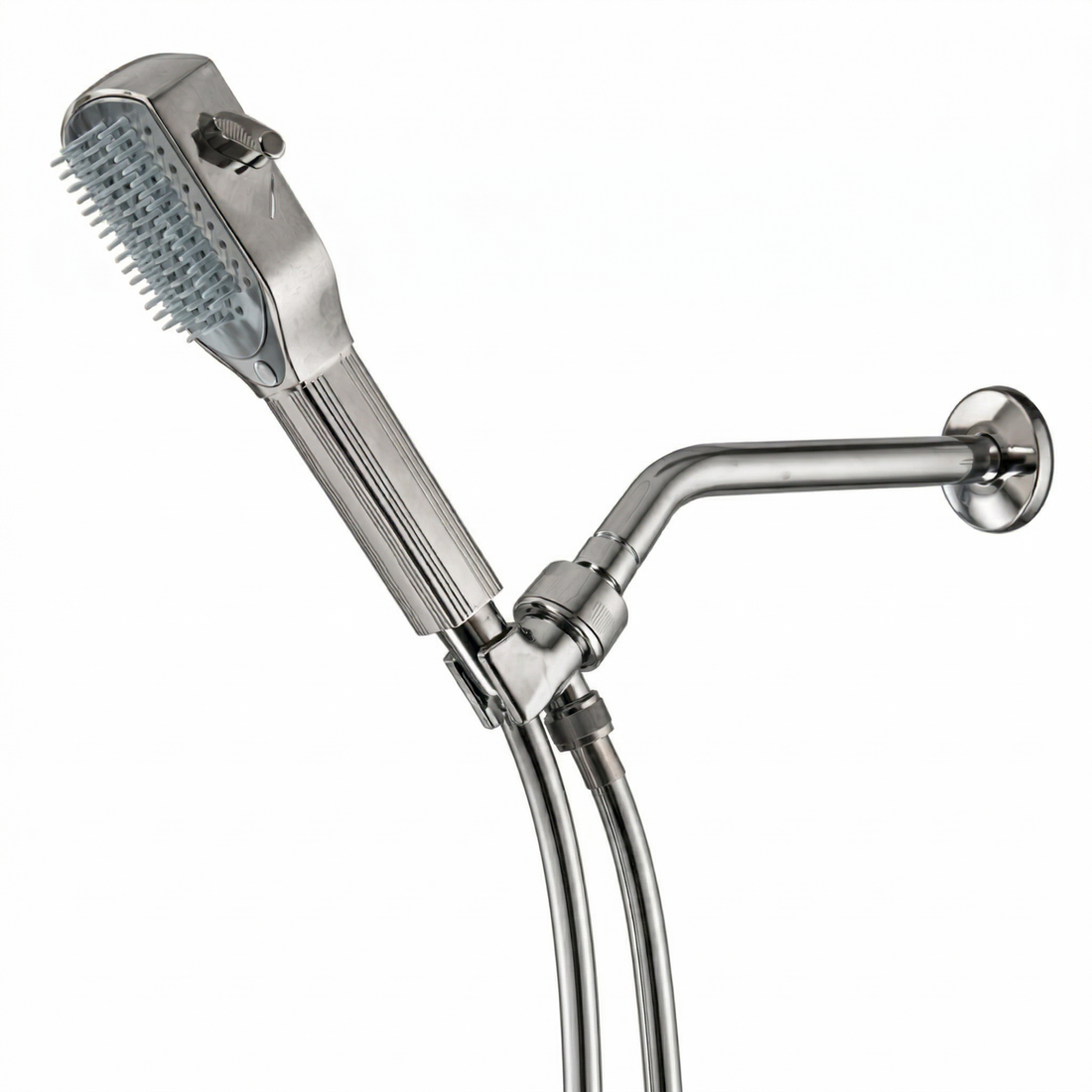 Detangler Comb Showerhead Shower Essentials Kit