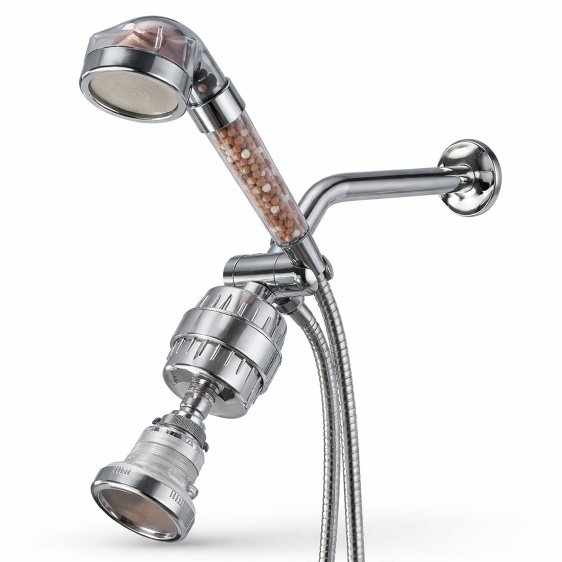 Sistema doccia doppio ionico a LED