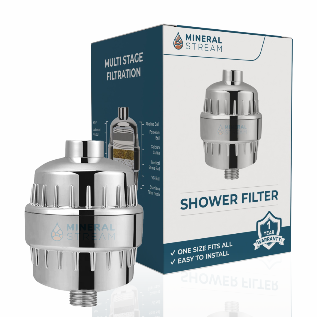 Filtro doccia per acqua dura