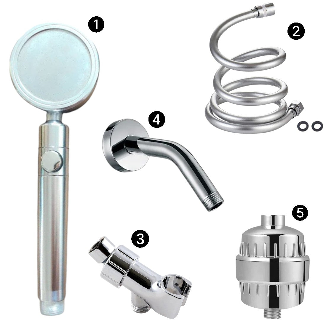 Mineralstream duo doccia doccia con doccia kit doccia completa
