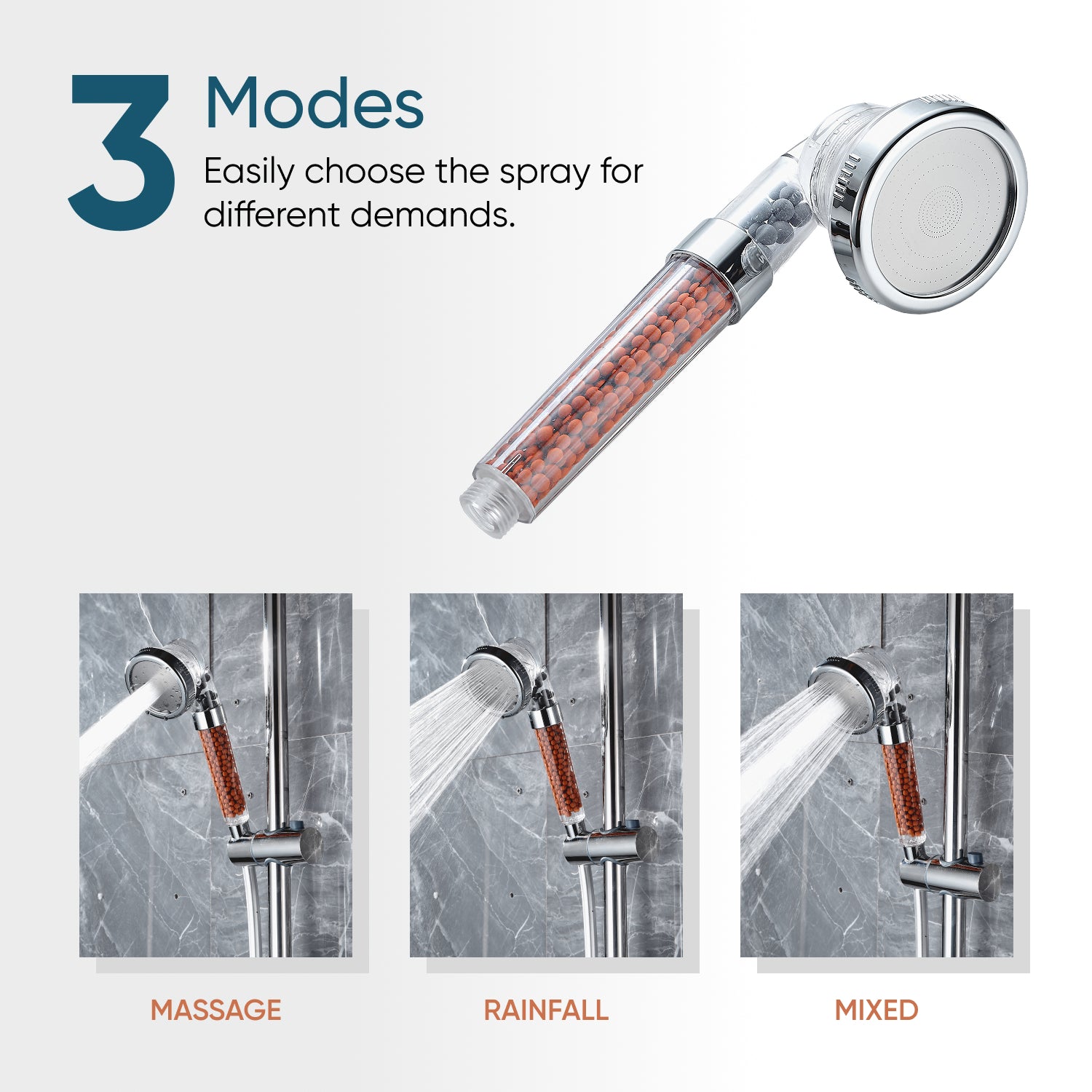 Mineralstream ™ Ionic Shower Head