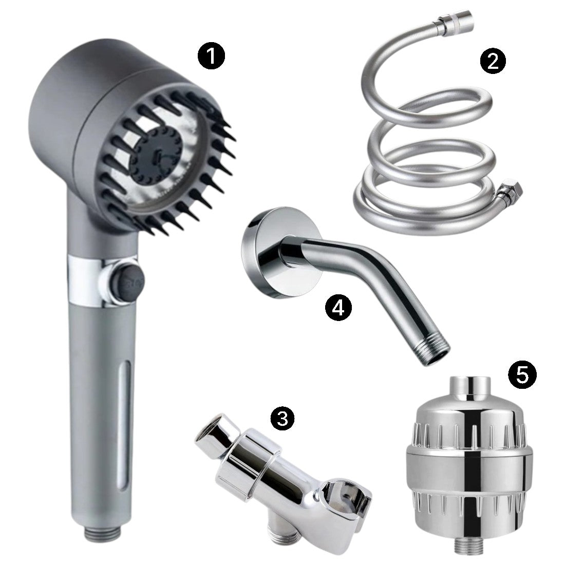 Mineralstream Massage Filter Schema della doccia